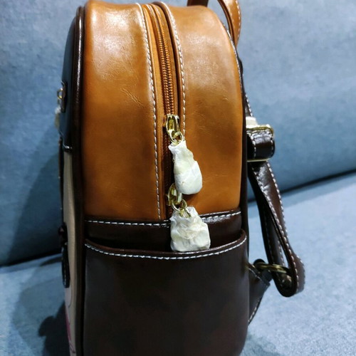 Backpack bag new beige and brown