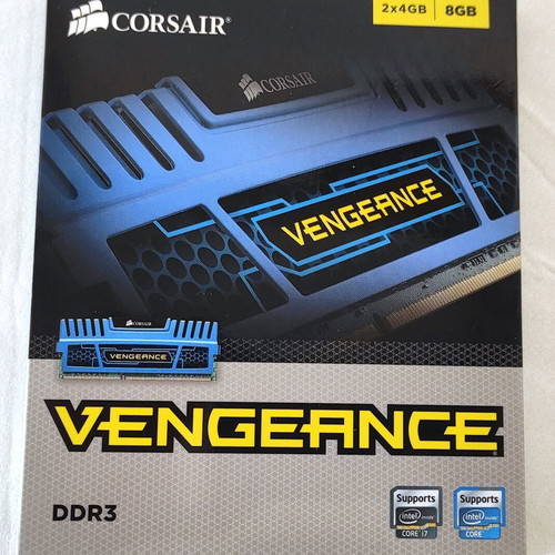 Corsair Vengeance DDR3 8GB Kit (2x4GB) 1600MHz like new