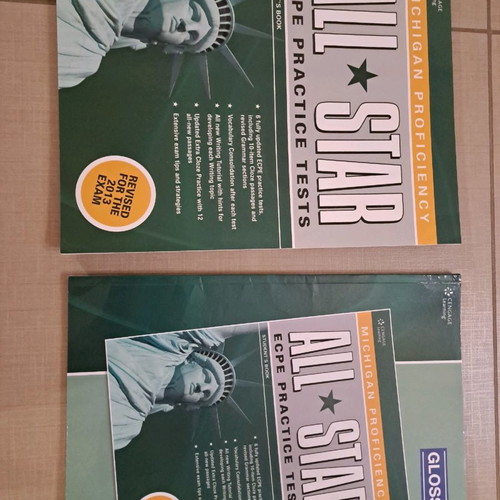 English learning books used for Michigan Proficiency exam