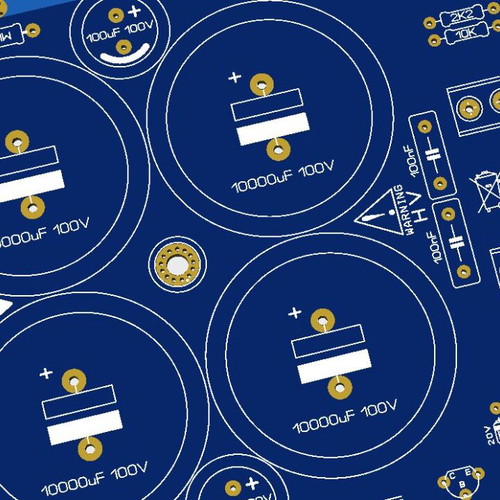 Regulated Symmetric Power Supply PCB for Audio Amplifiers New
