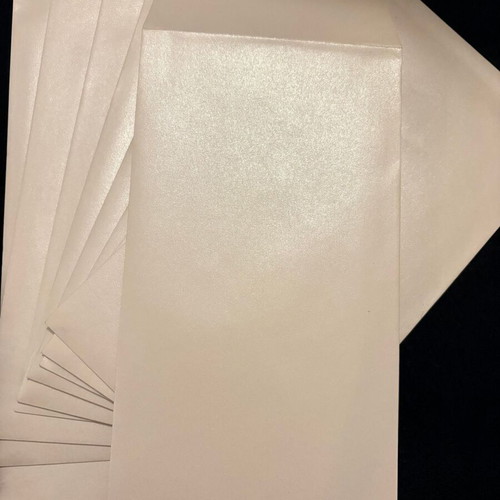 Century Pearl envelopes set of 10 23x10cm like new