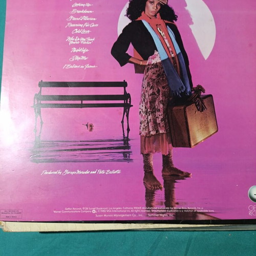 Donna Summer The Wanderer vinyl record