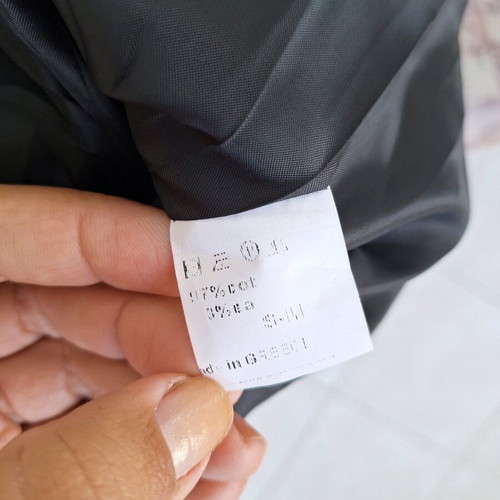 Fjo blazer jacket new black with white stripe