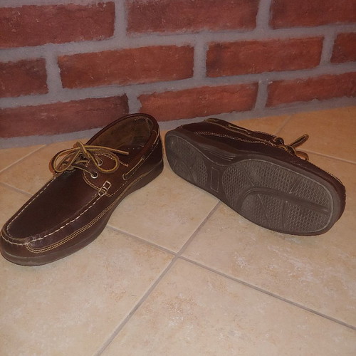 Leather sailing shoes size 41 brown like new