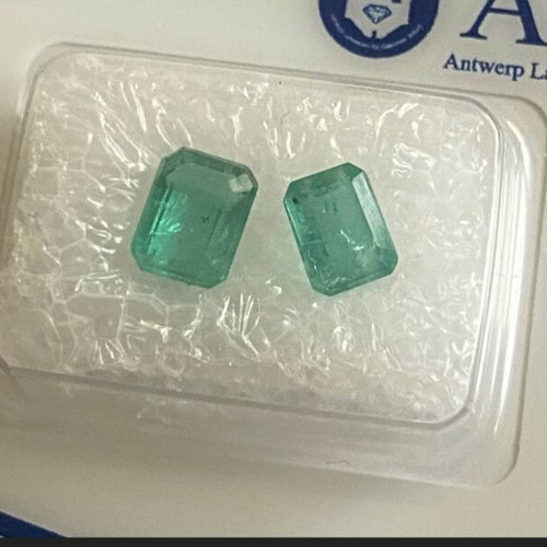 Emerald gemstones 1.71 ct natural octagon cut
