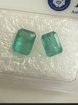 Emerald gemstones 1.71 ct natural octagon cut