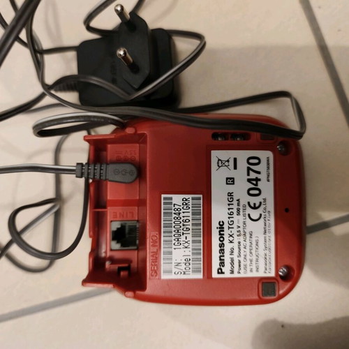 Panasonic cordless base phone used
