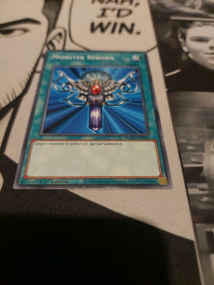 Monster Reborn Yu-Gi-Oh! card used 1st Edition