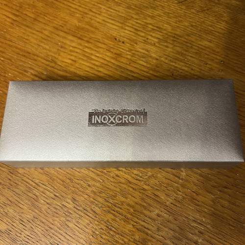 Inoxcrom Atlantic pen set Matt Grey chrome trim new