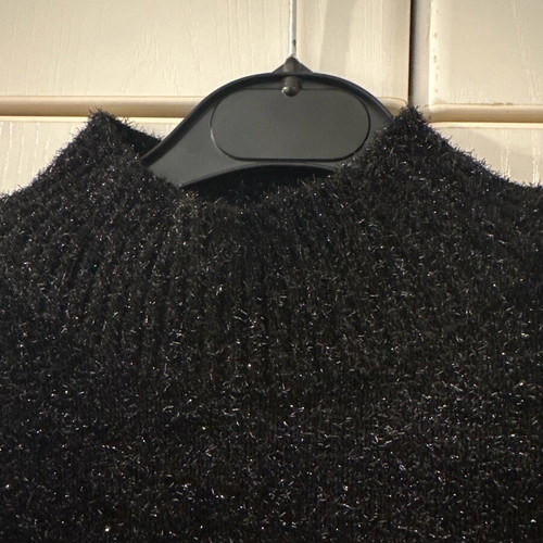 Mango medium black winter shirt like new