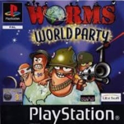 Worms World Party PS1 used