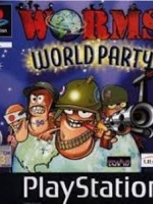 Worms World Party PS1 used