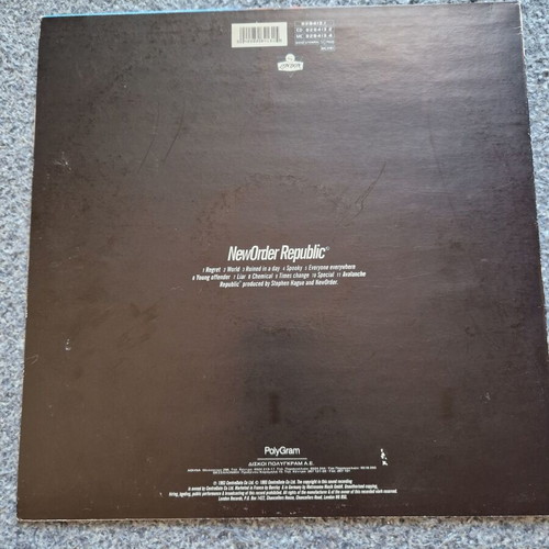 New Order Republic LP vinyl used