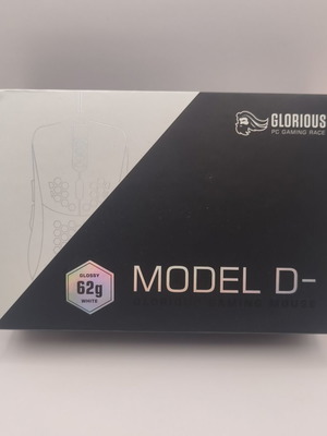 Glorious PC Gaming Race Model D Minus Wired Gaming Mouse RGB 12000 DPI Glossy White new