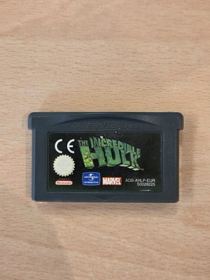 Incredible Hulk GBA game μεταχειρισμένο, λειτουργικό χωρίς κουτί/manual