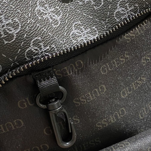 Guess Monogram Crossbody Bag, Limited Edition, dark grey