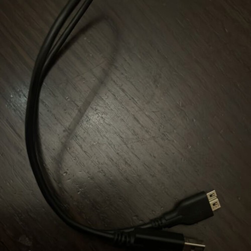 USB 3.0 to Micro-B cable used for external hard drive