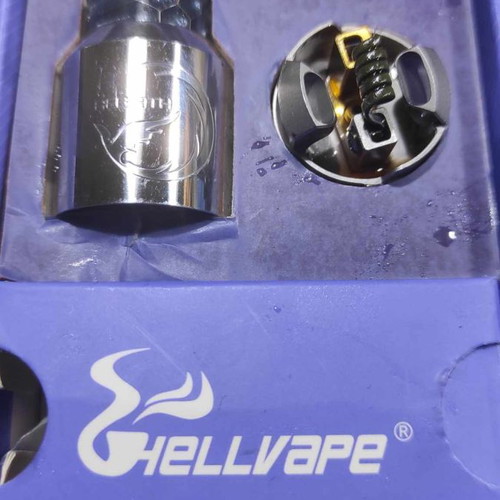 Rebirth RDA 24mm used Hellvape silver atomizer
