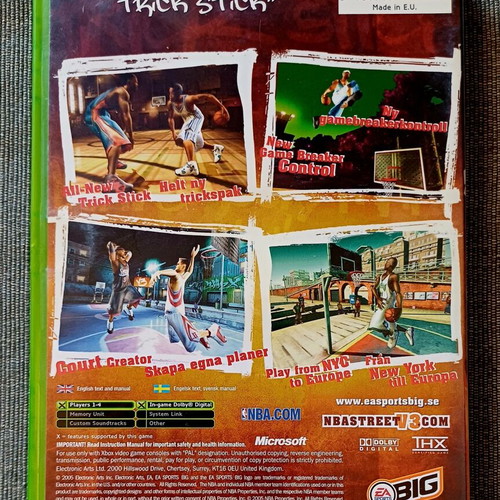 NBA Street V3 Xbox game
