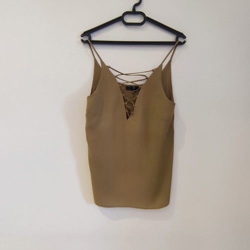 Missguided Top lime color new, size S