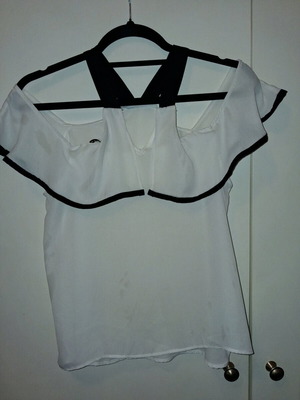 Tally Weijl off-shoulder top S like new, white