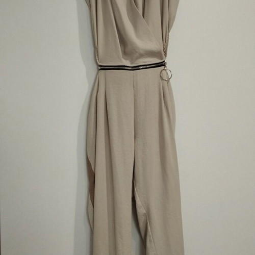 Djofra jumpsuit like new, beige, digital design