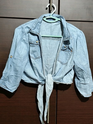 Denim shirt women's teen used, timeless