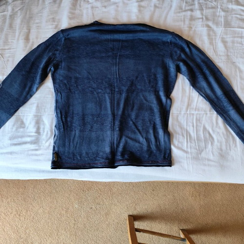 Armani Jeans for Race Shirt Flowers used like new, blue, size L