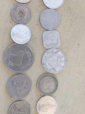 Coins used from various countries