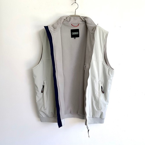 AIGLE Men's Sleeveless Jacket Vest Gray Like New Size XL