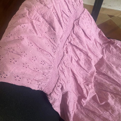 Sisley pink dress like new for girls 13-14 years, size 170 cm