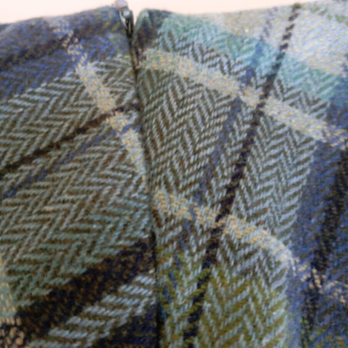 Sinequanone checked skirt like new, blue and turquoise, size large