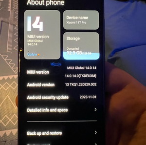 Xiaomi 11T pro
