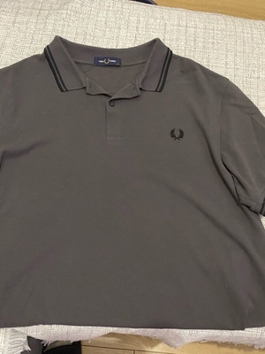 Fred Perry κοντομάνικο μεταχειρισμένο, γκρι, XXL