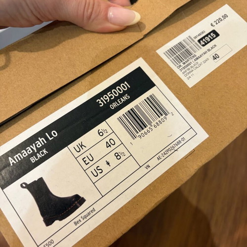 Dr.Martens Amaayah leather ankle boots black size 40 like new