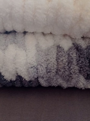 Handmade Alize Puffy double blanket 100% hypoallergenic made to order