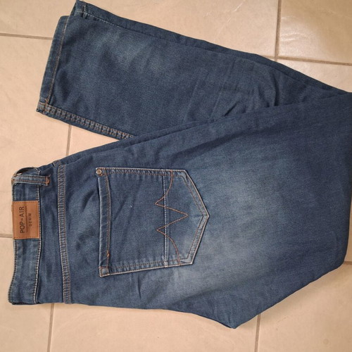 Jeans straight fit faded blue POP-AIR used, size L