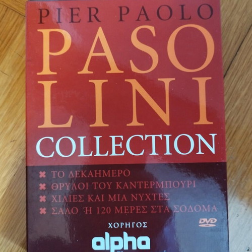 Pier Paolo Pasolini box set with 4 movies new