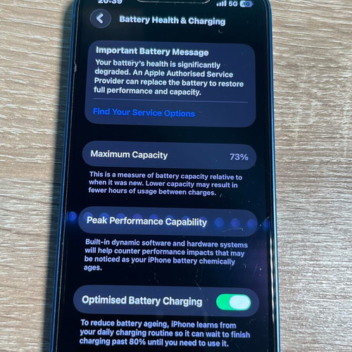 Apple iPhone 13 mini 512GB Blue 5G like new with accessories
