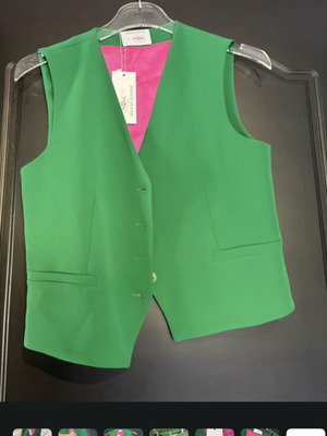 Prince Oliver vest and shorts set like new, green
