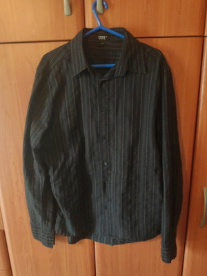 Free Wave men's shirt used, size L, black and brown