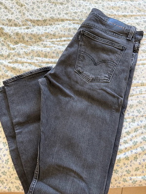 Levi's Line 8 Slim Fit Jeans used, gray with fading, size 33x32