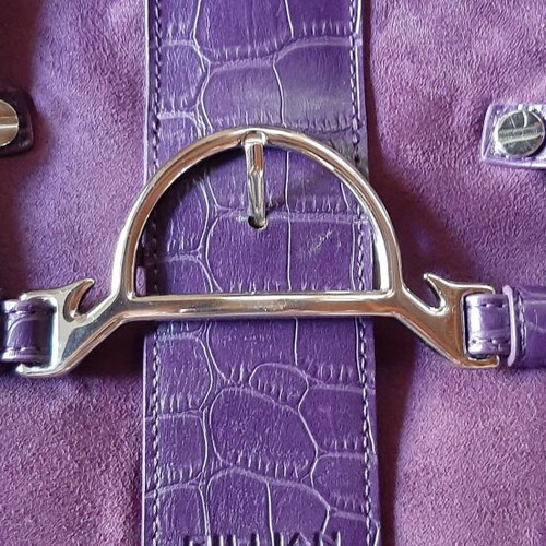 Gillian shoulder bag like new, purple