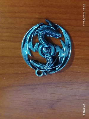 Blind Guardian μενταγιόν Tribal δράκος, επίσημο merch 2002