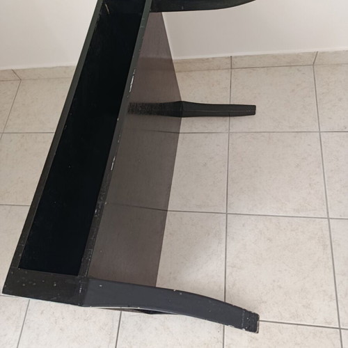 Wooden coffee table used, vintage style
