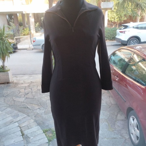 Viscose dress like new, black, size S