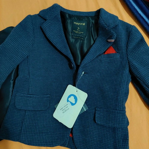Mayoral jacket and vest new, size 9 months