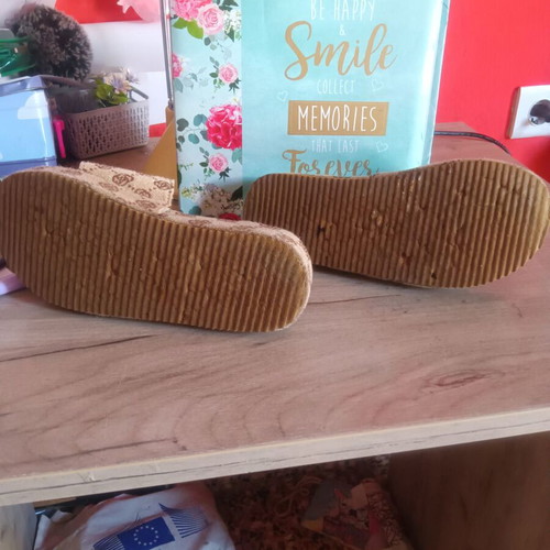 Fabric sandals size 37 used, not for sea