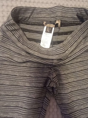 Attrattivo leggings like new, black and grey, size S