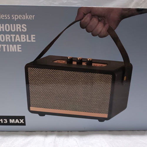 M13 Max wireless speaker, rechargeable